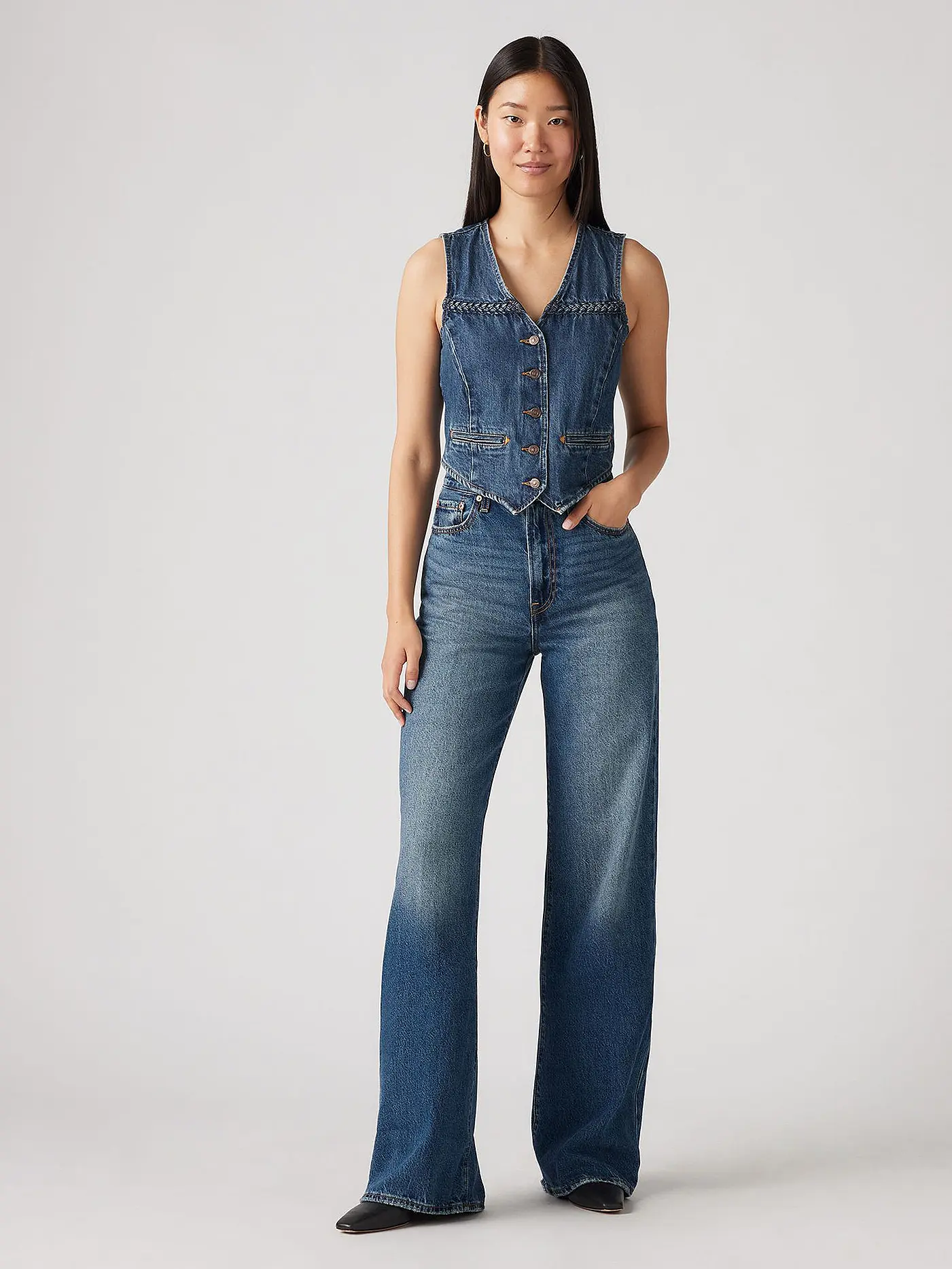 LEVI'S® | Jeans Wide Leg | dunkelblau